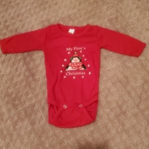 My First Christmas onesie
